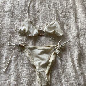 Aerie Cream Bikini Set